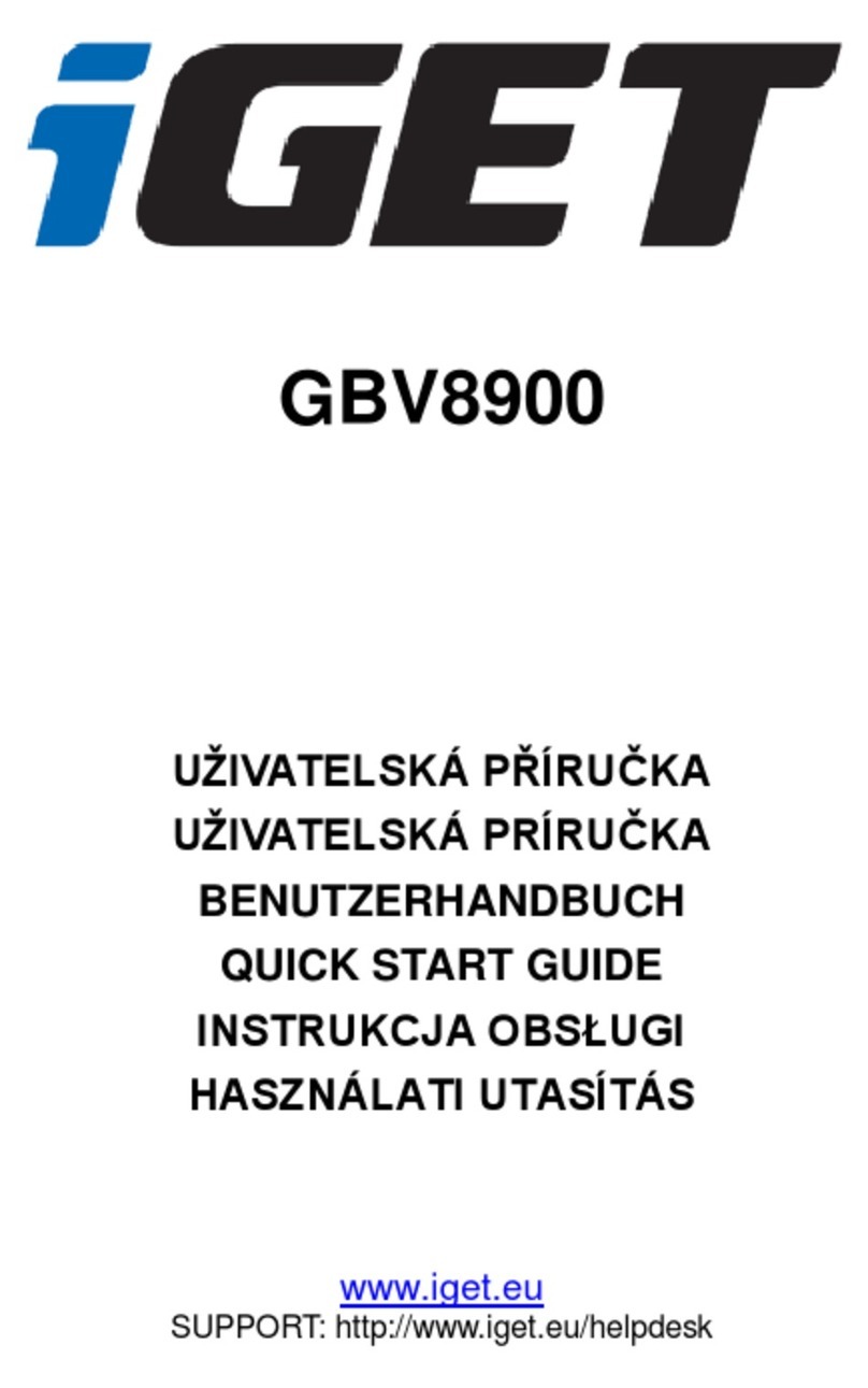 Iget GBV8900 User manual
