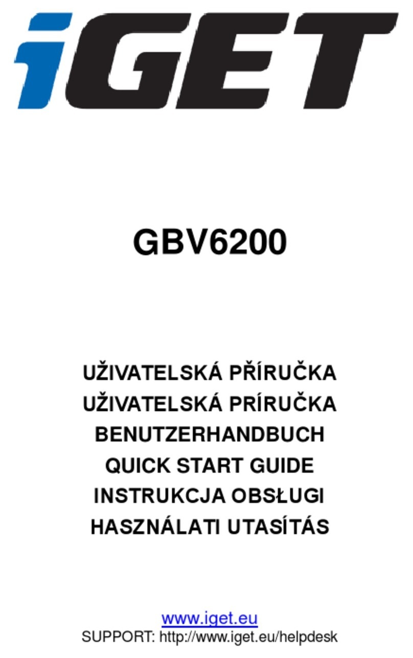 Iget GBV6200 User manual Iget GBV6200 User manual