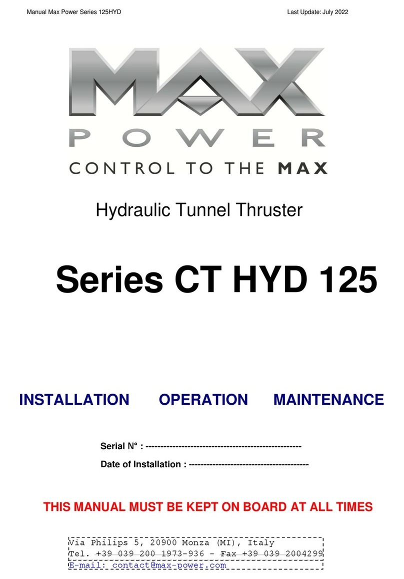 MaxPower CT HYD 125 Series Owner's manual