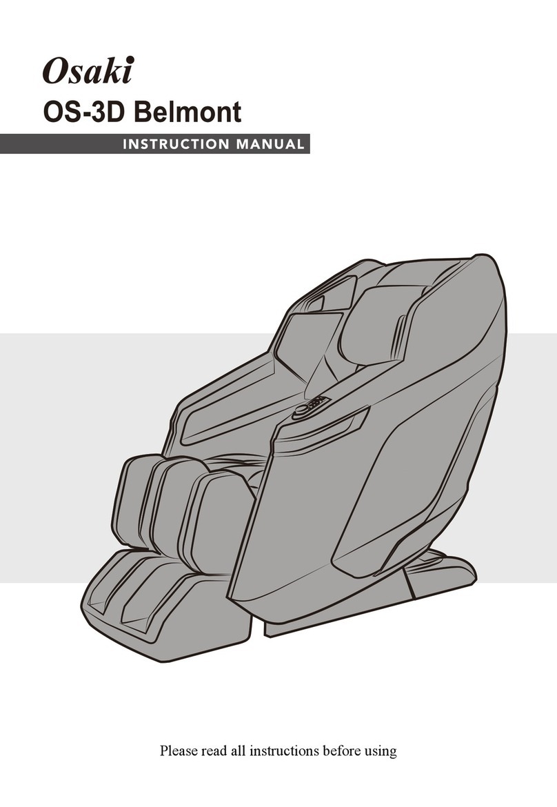 Osaki Belmont OS-3D instruction manual