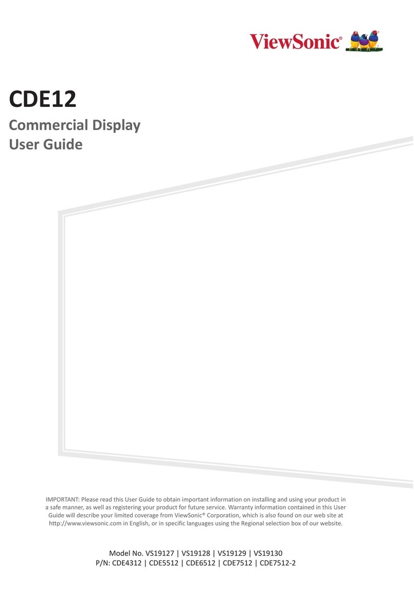 ViewSonic CDE7512-2 User manual