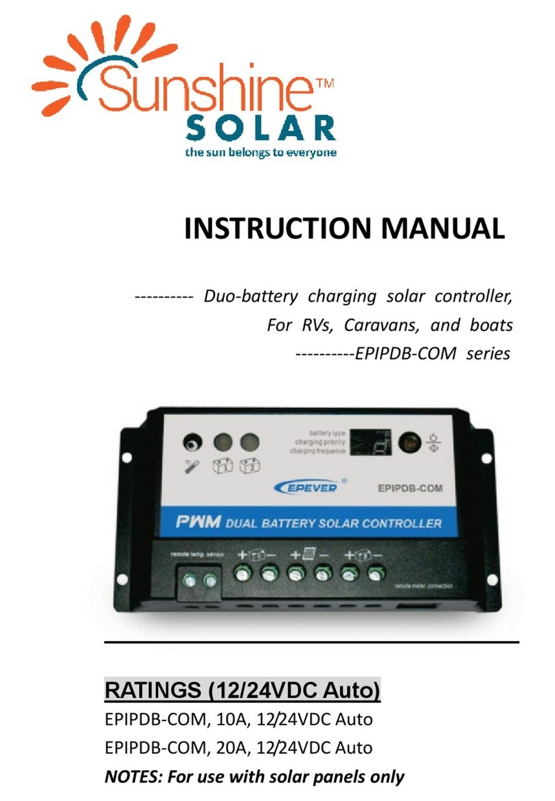 Sunshine Solar EPIPDB-COM Series instruction manual