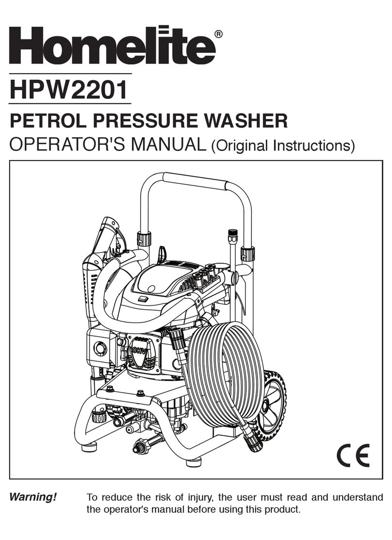 Homelite HPW2201 Operator's manual