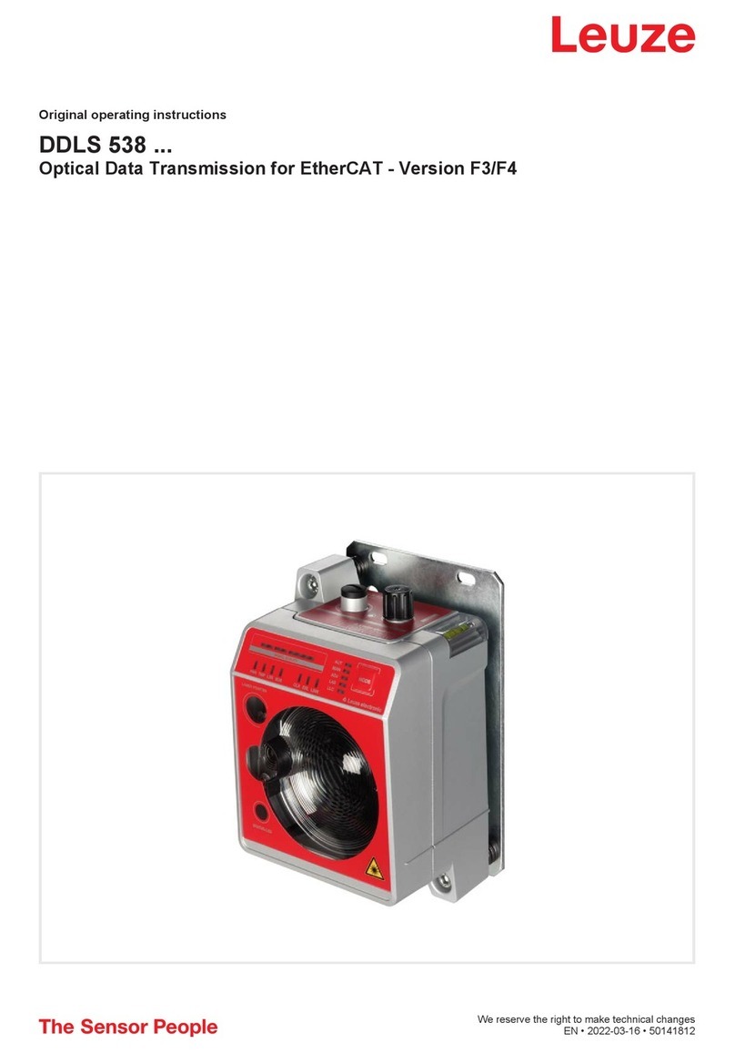 Leuze electronic DDLS 538 Series Original operating instructions