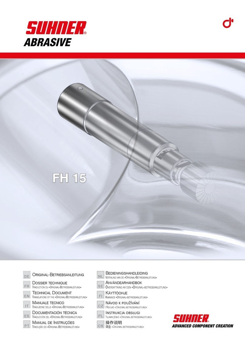 SUHNER ABRASIVE FH 15 Technical document SUHNER ABRASIVE FH 15 Technical document
