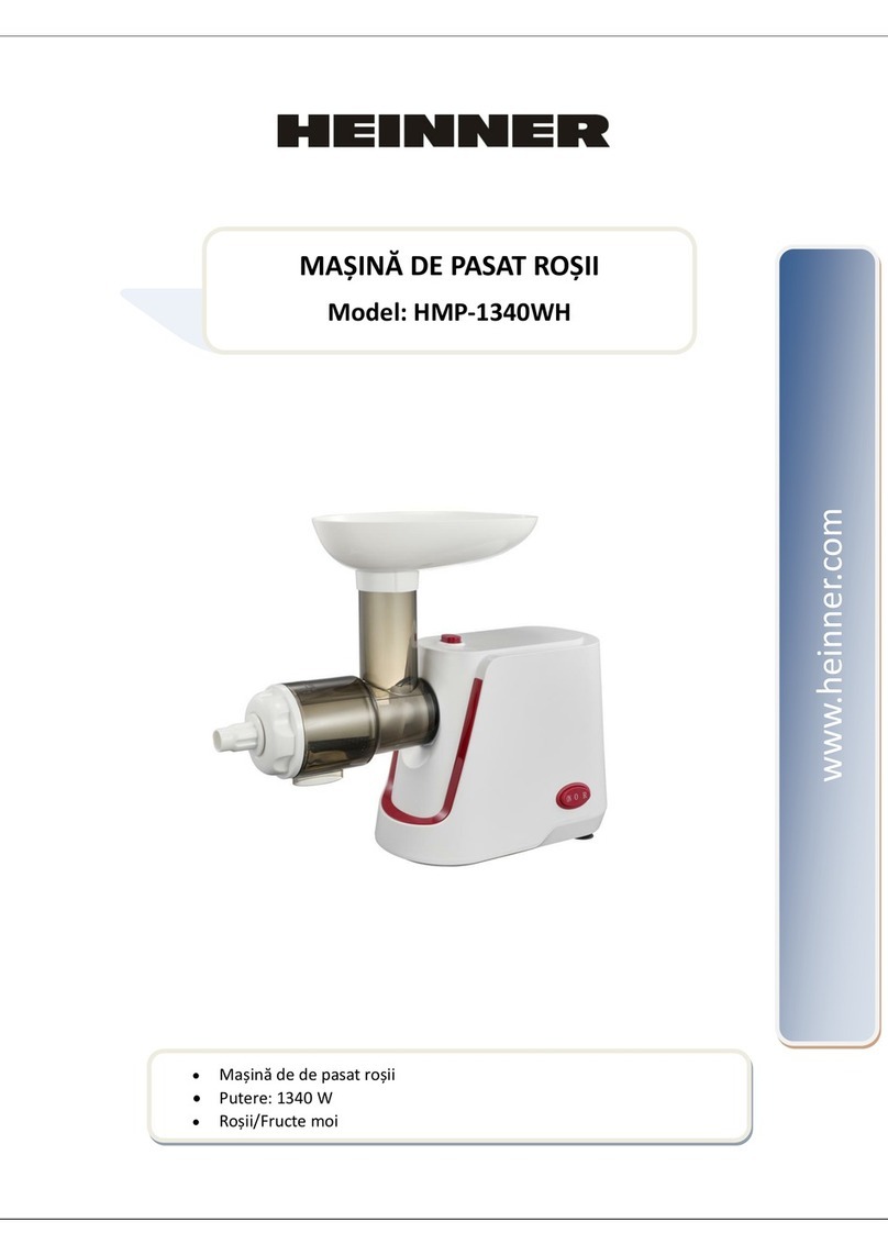 Heinner HMP-1340WH instruction manual