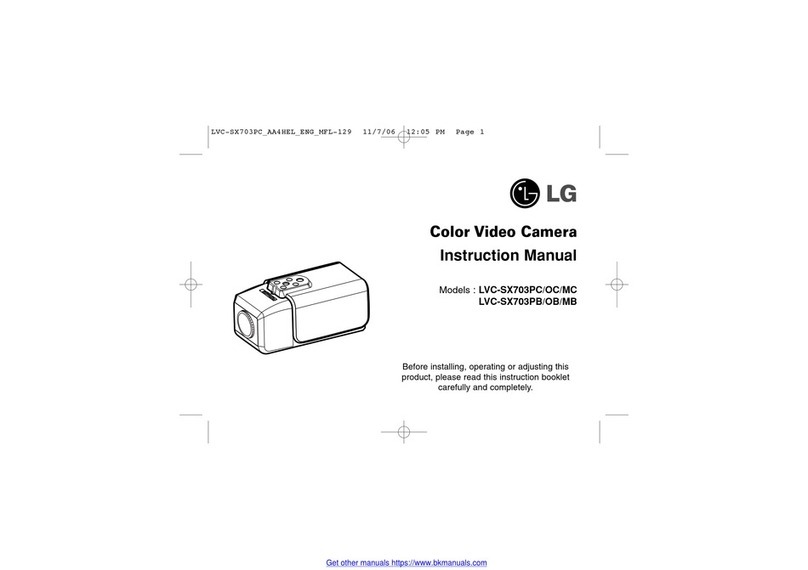 LG LVC-SX703PC User manual