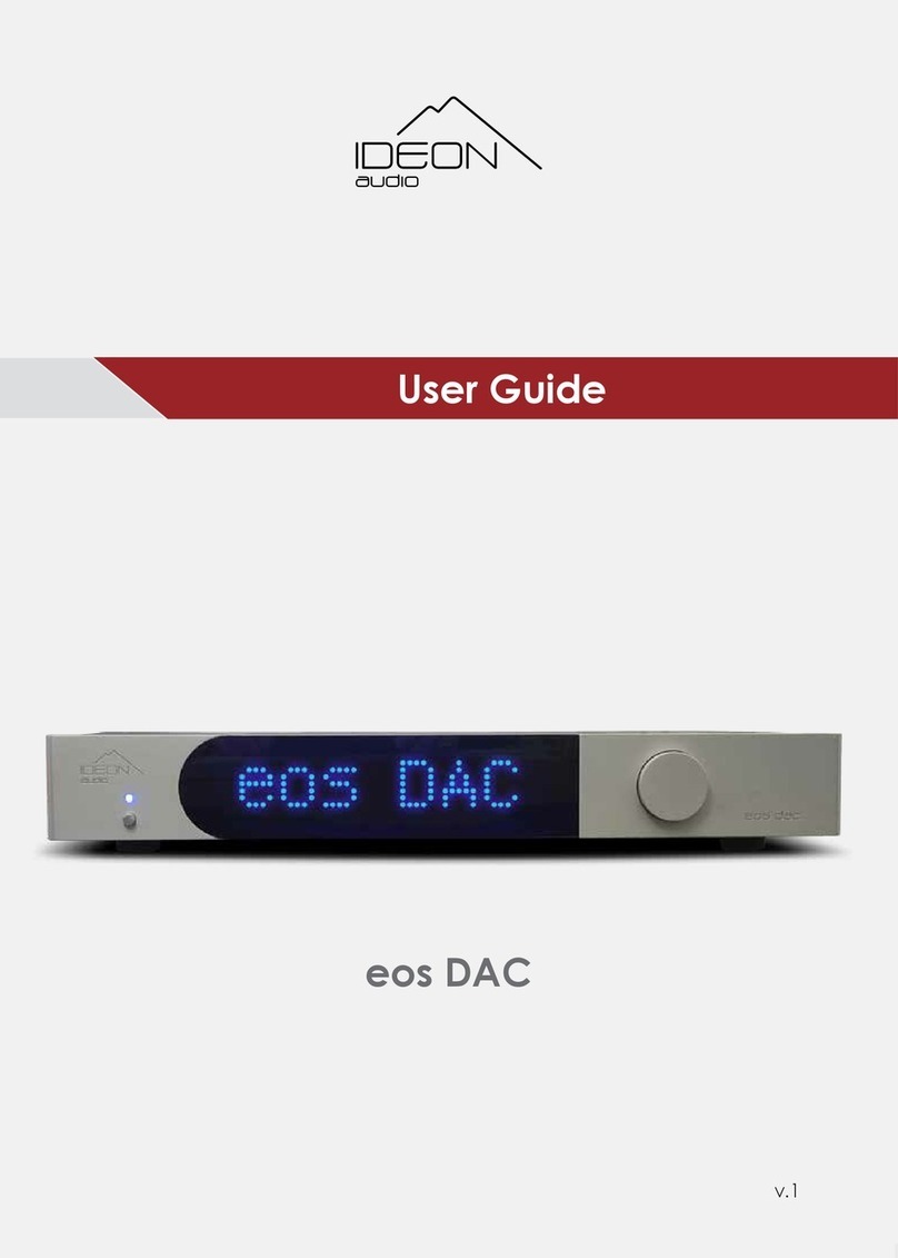 Ideon Audio eos DAC user guide