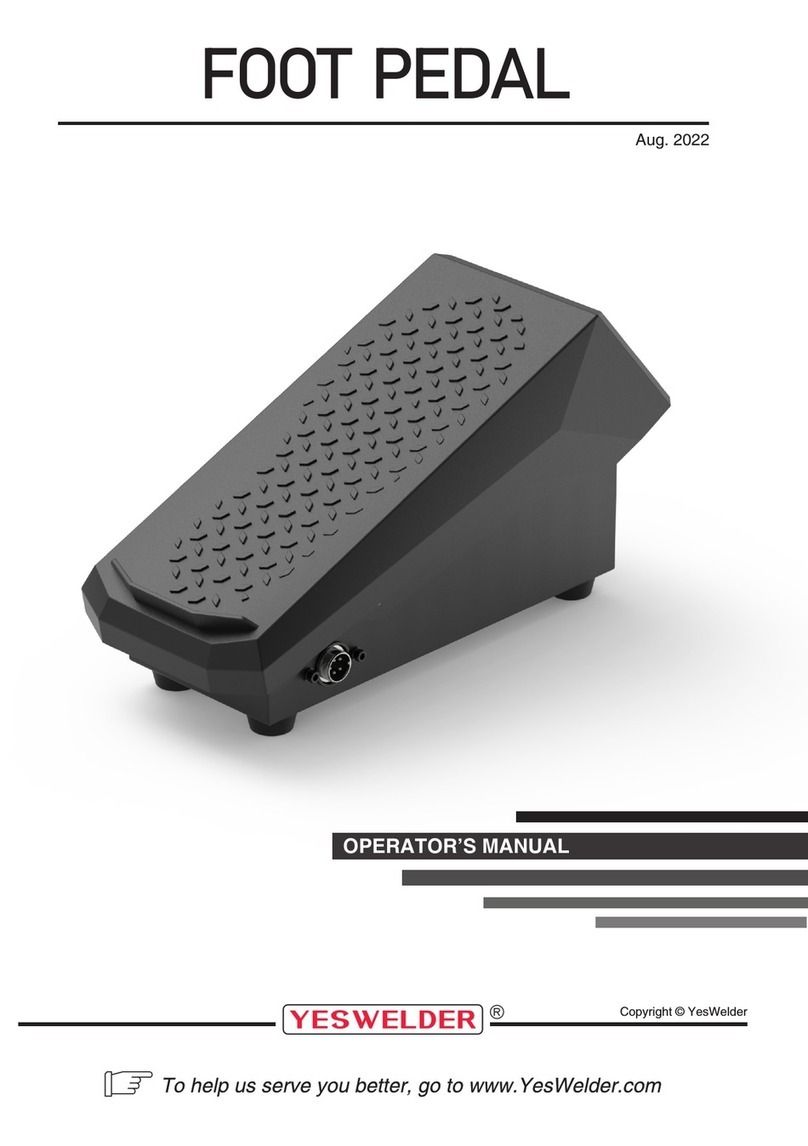 Yeswelder FP-5P-B Operator's manual