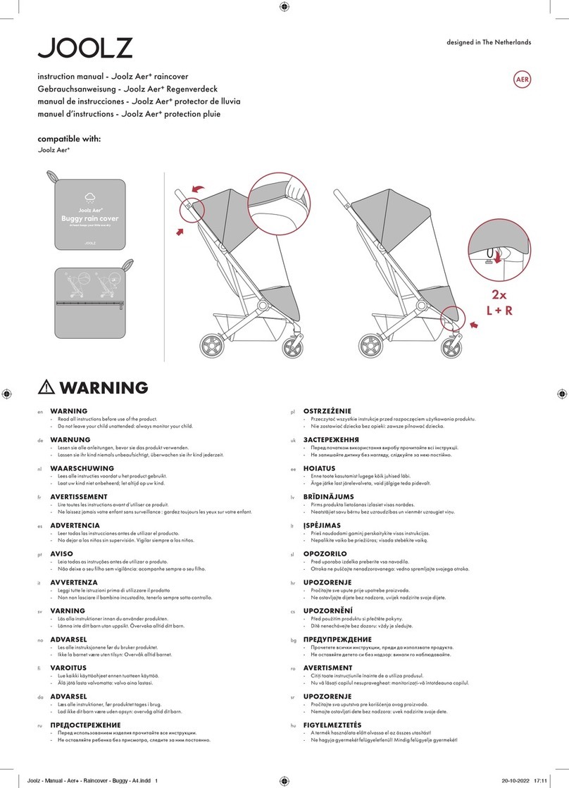 Joolz Aer+ instruction manual
