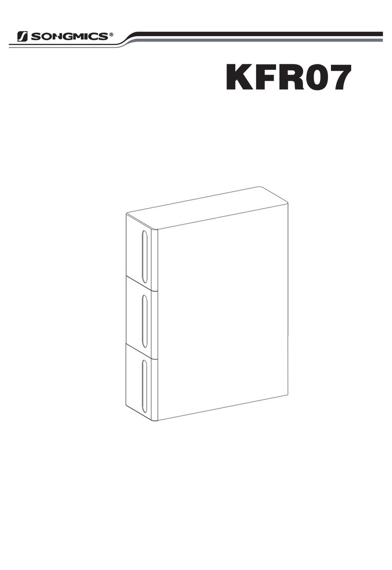 Songmics KFR07 quick start guide