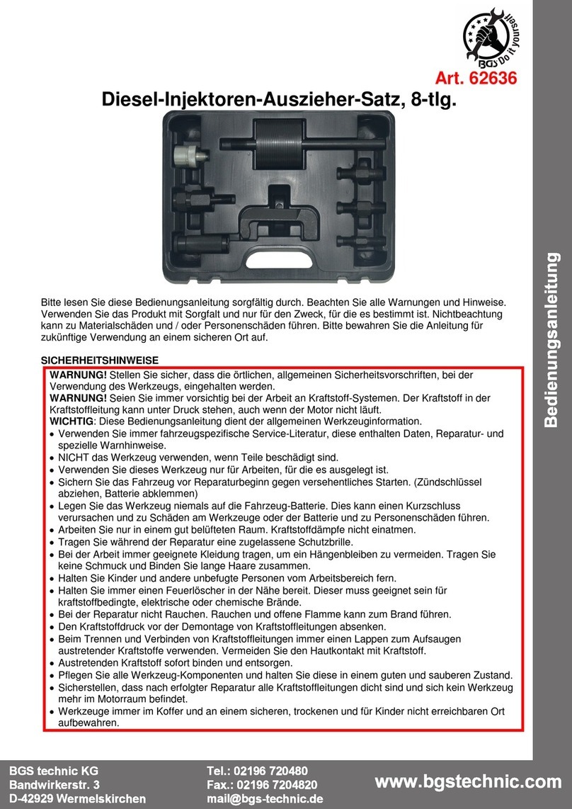 BGS technic 62636 User manual
