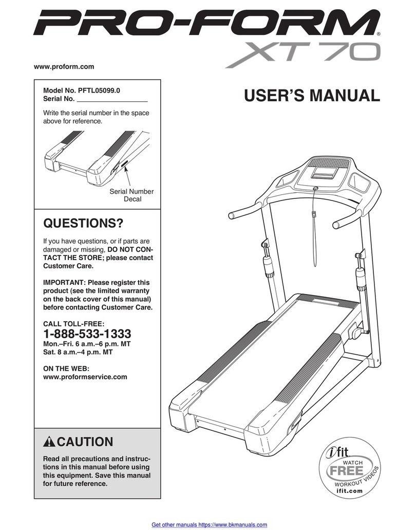 Pro-Form PFTL05099.0 User manual