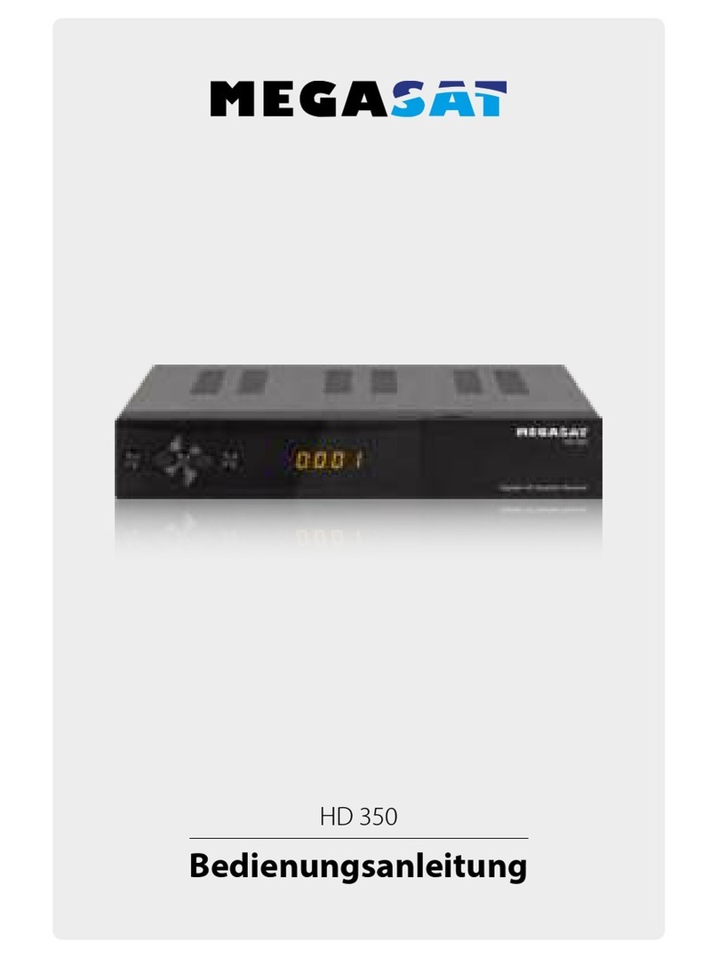 Megasat HD 350 user manual