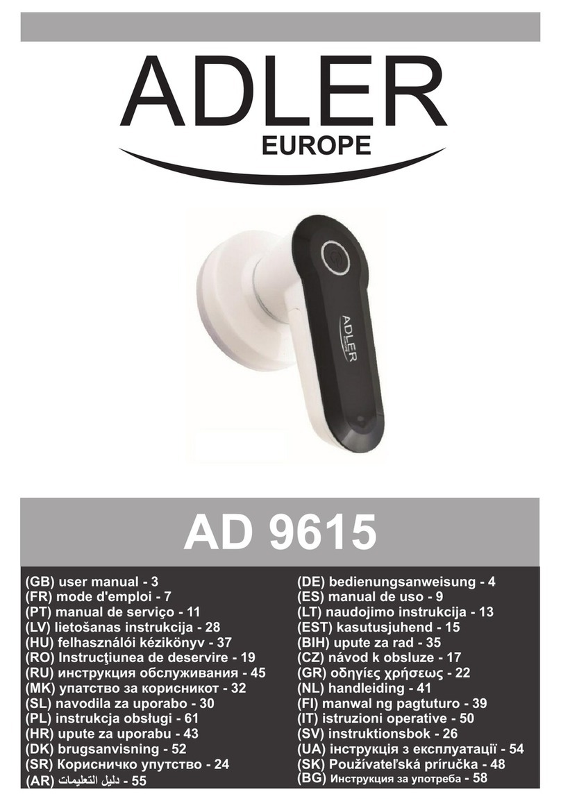 Adler Europe AD 9615 user manual