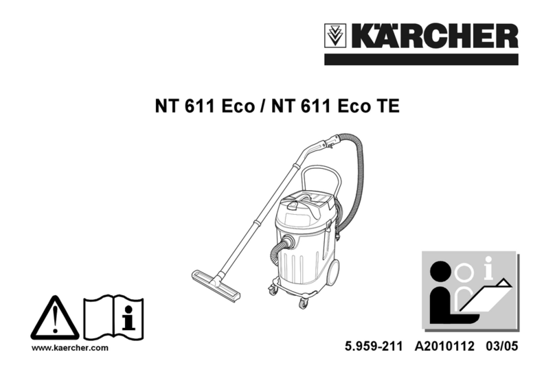 Kärcher NT 611 Eco TE User manual