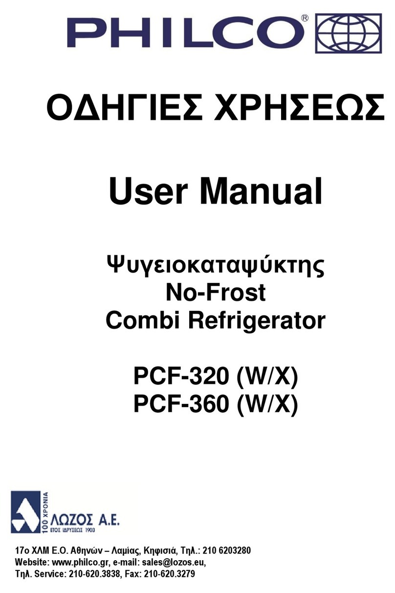 Philco PCF-320 User manual