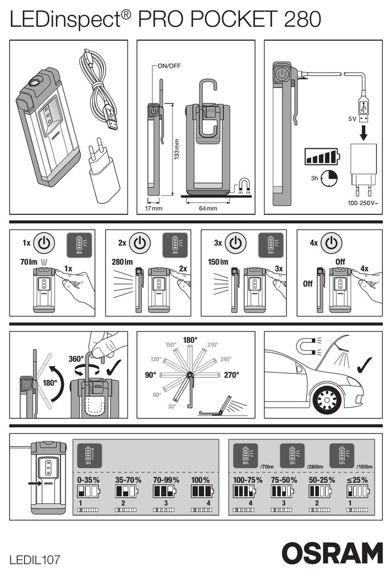 Osram LEDinspect PRO POCKET 280 User manual
