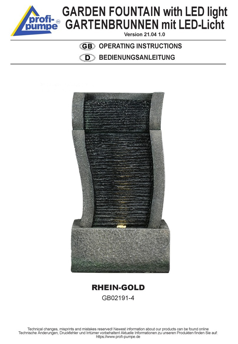 Profi-pumpe RHEIN-GOLD operating instructions Profi-pumpe RHEIN-GOLD operating instructions