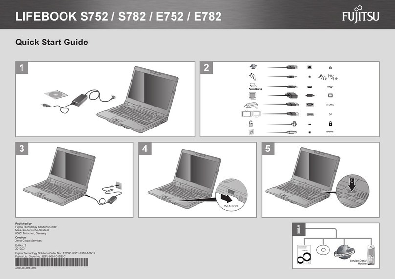 Fujitsu LIFEBOOK S782 User manual