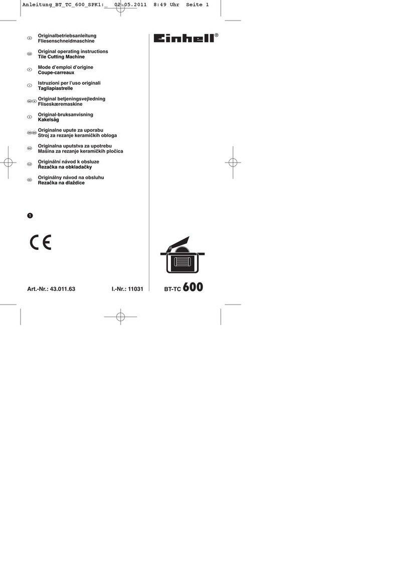 EINHELL 43.011.63 Original operating instructions