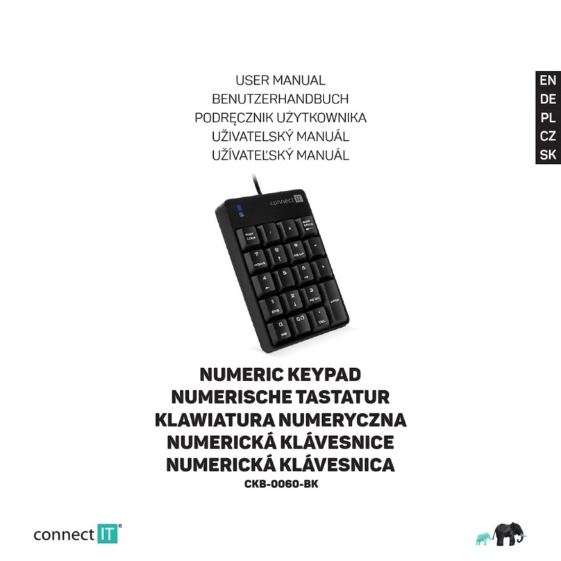 Connect IT CKB-0060-BK user manual Connect IT CKB-0060-BK user manual
