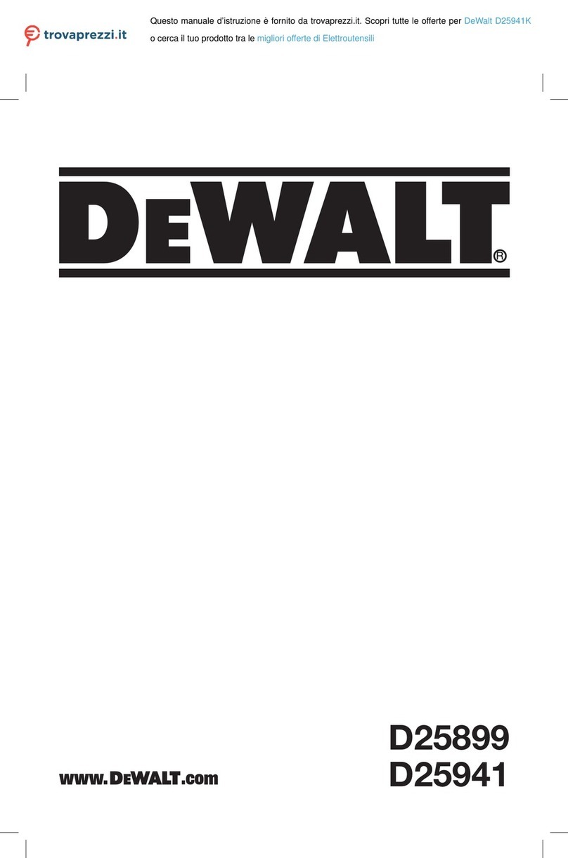 DeWalt D25899 manual