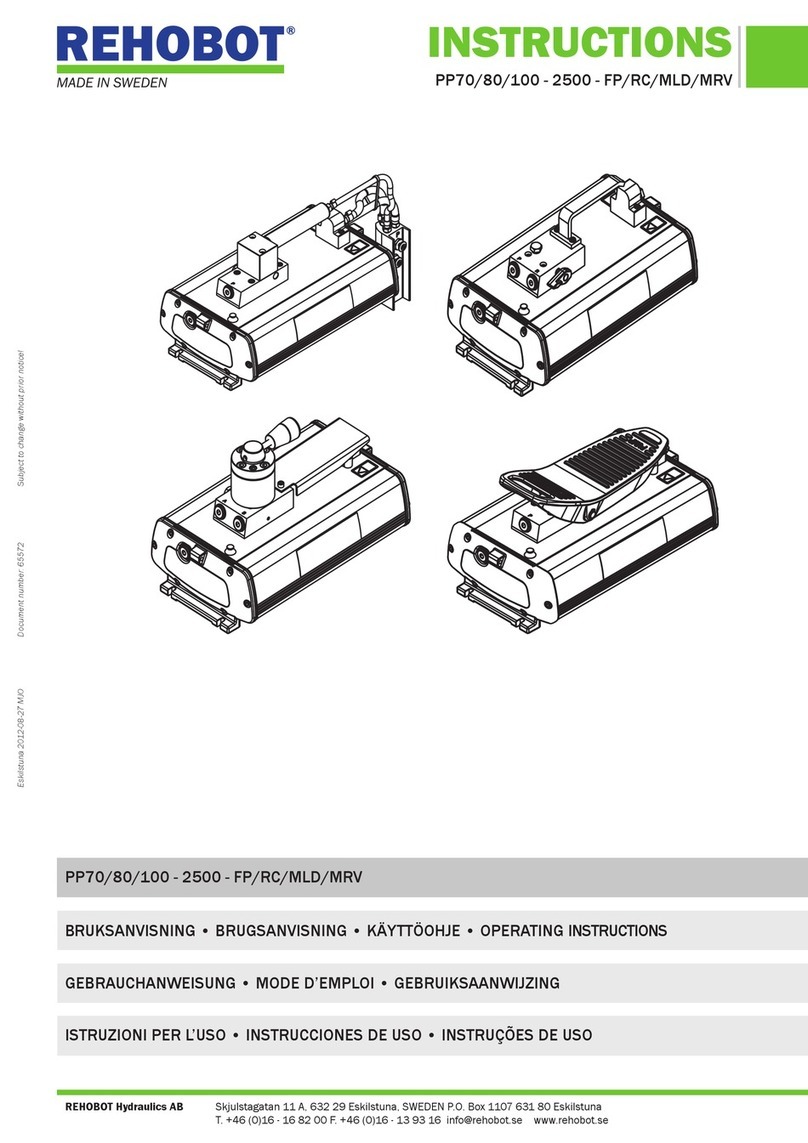 REHOBOT PP70-2500FP User manual