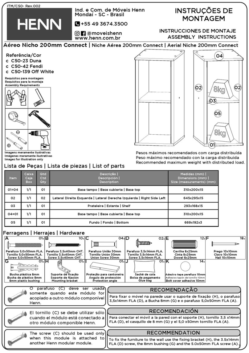 HENN c C50-23 Duna User manual