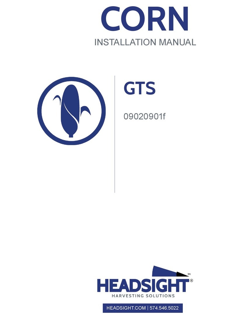 Headsight CORN GTS 09020901f installation manual