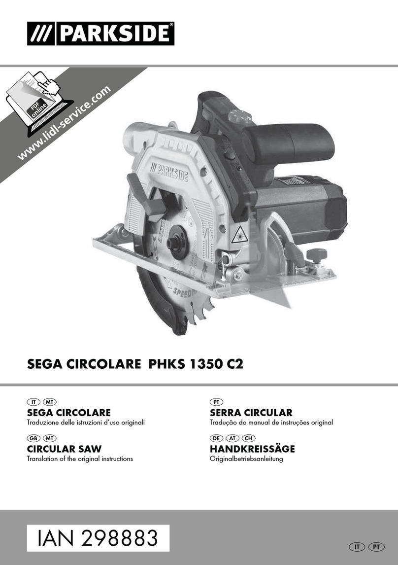 Parkside PHKS 1350 C2 User manual