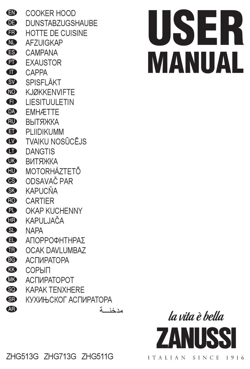 Zanussi ZHG713G user manual