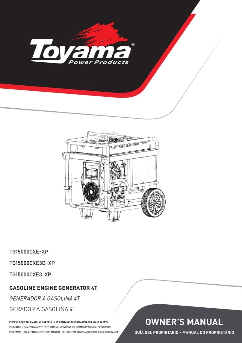 Toyama TG15000CXE owner's manual Toyama TG15000CXE owner's manual