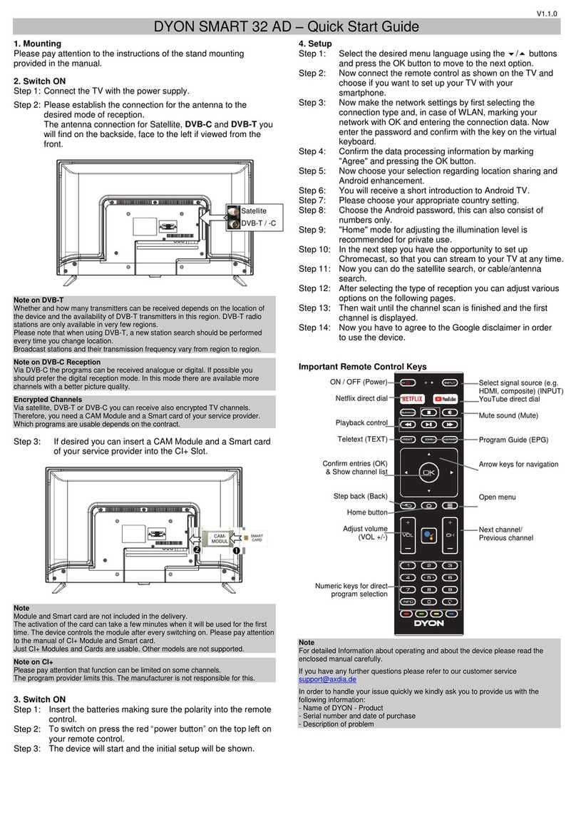 Dyon SMART 32 AD User manual Dyon SMART 32 AD User manual