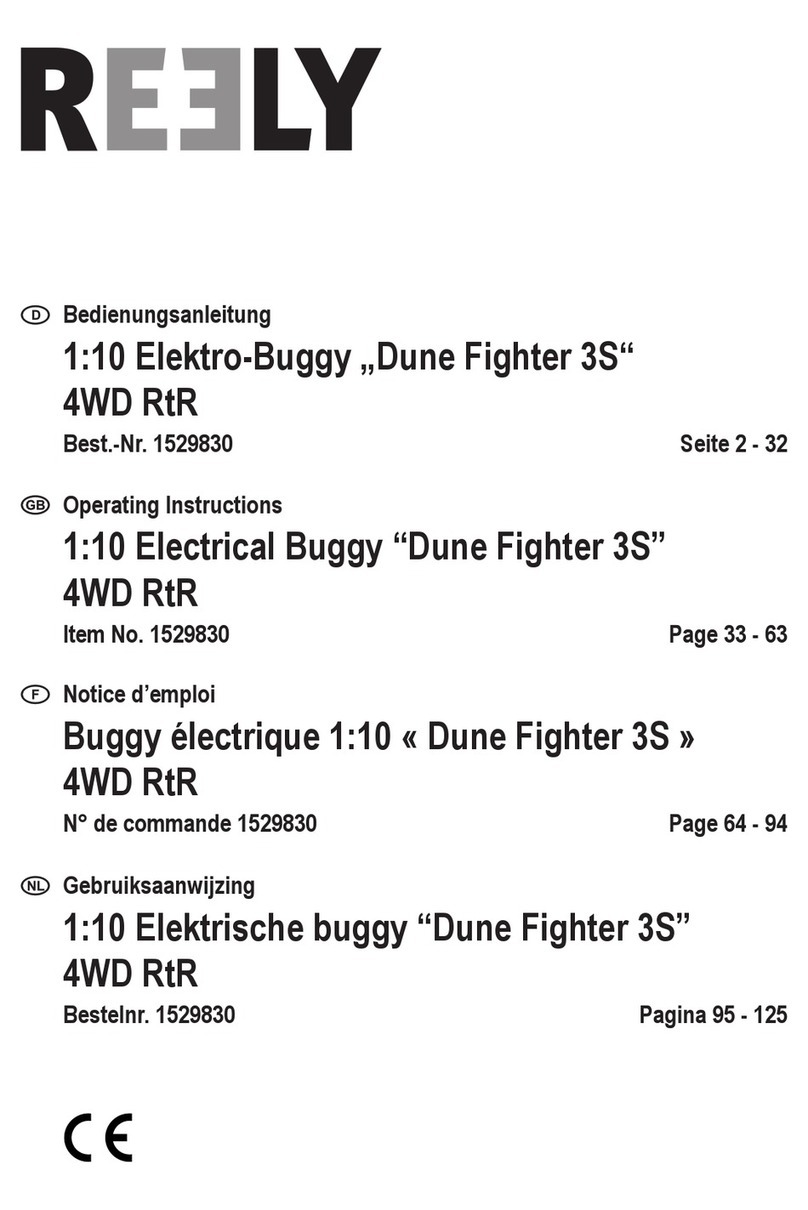 Reely Dune Fighter 3S User manual