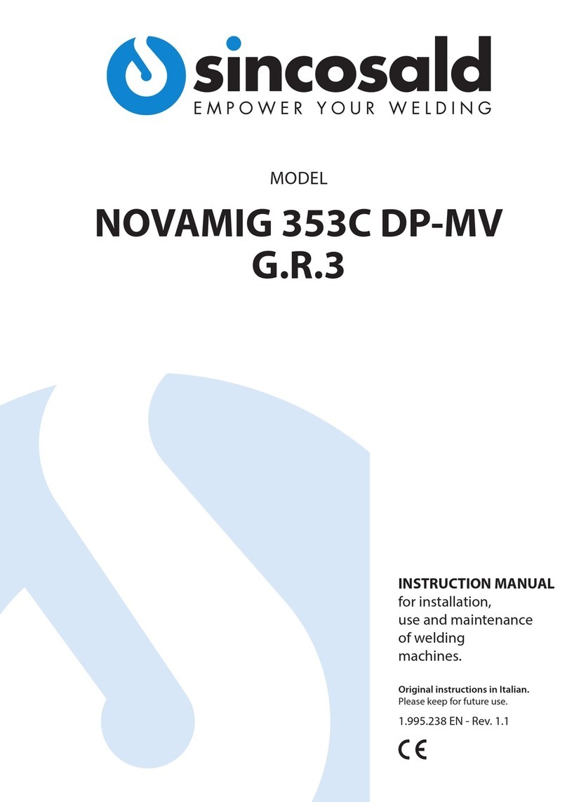 SincoSald NOVAMIG 353C DP-MV G.R.3 User manual