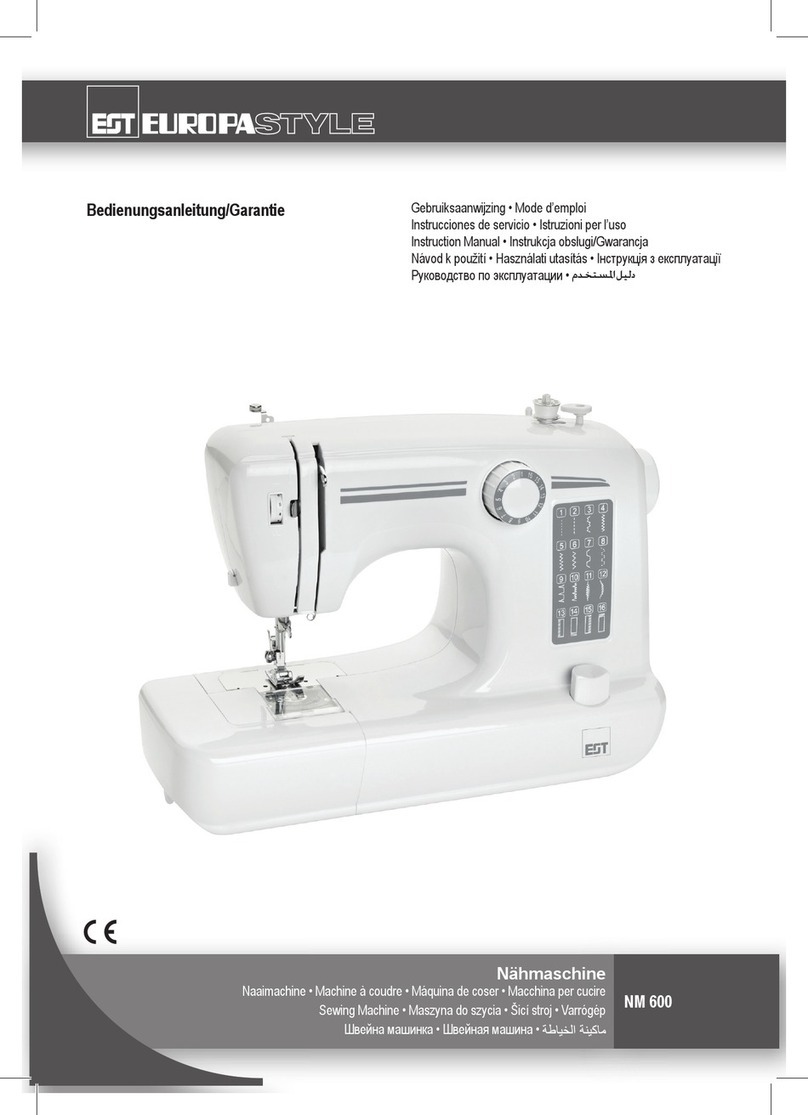 EUROPASTYLE NM 600 instruction manual