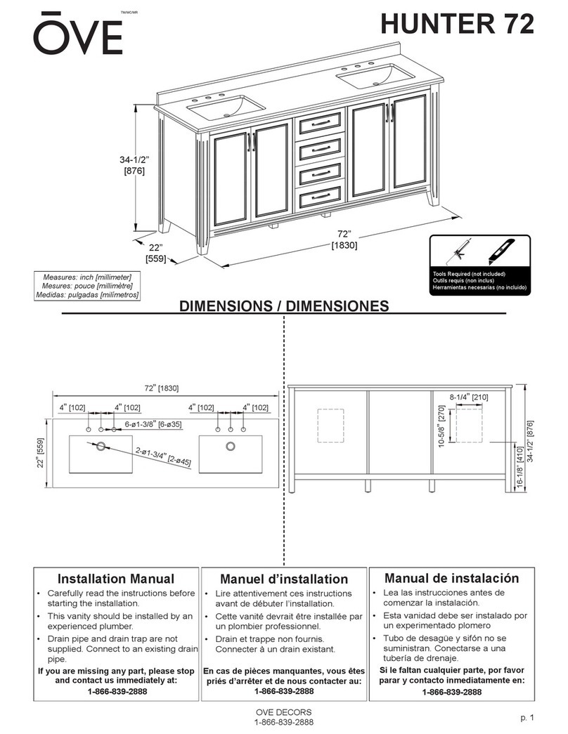 OVE HUNTER 72 installation manual