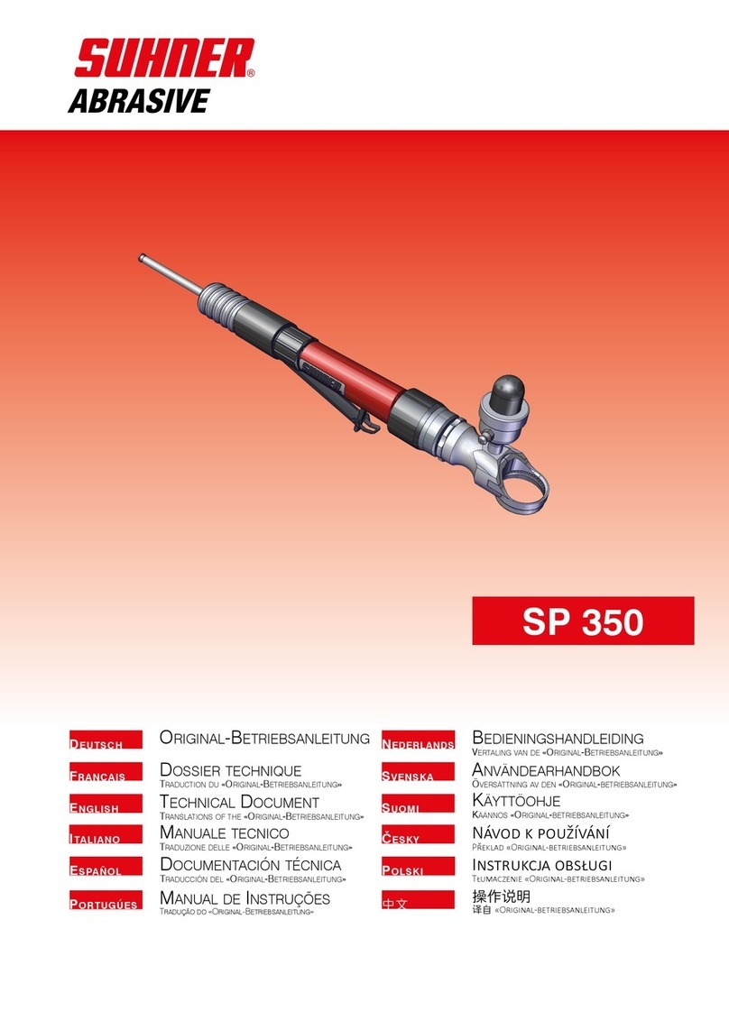 SUHNER ABRASIVE SP 350 Technical manual