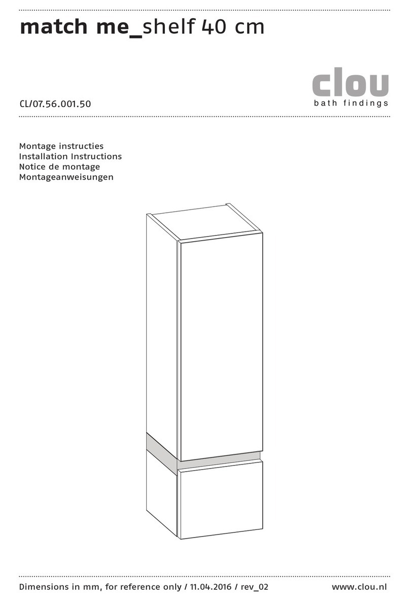 Clou match me CL/07.56.001.50 User manual Clou match me CL/07.56.001.50 User manual