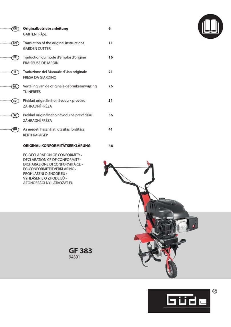 Gude GF 383 User manual
