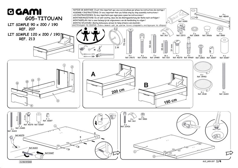 Gami G05-TITOUAN 207 User manual Gami G05-TITOUAN 207 User manual