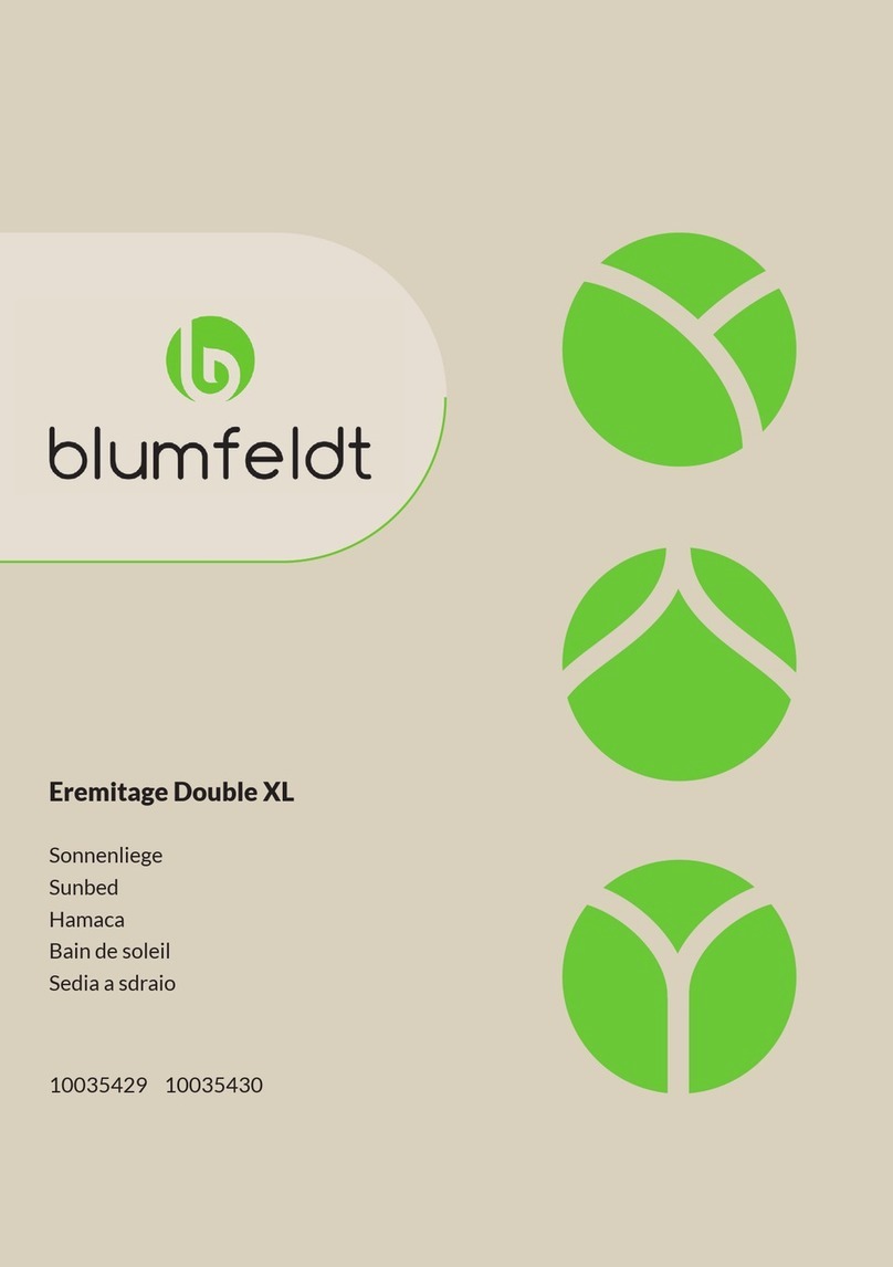 Blumfeldt Eremitage Double XL User manual