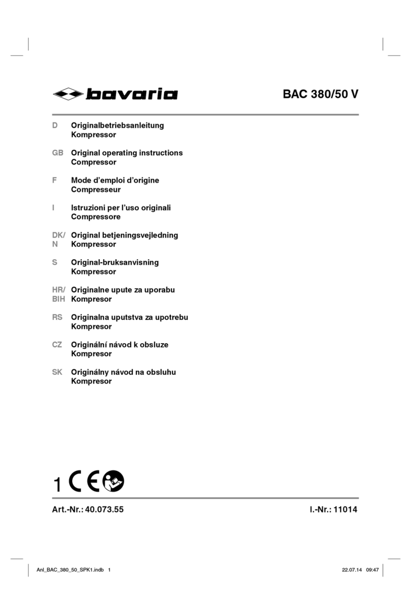 Bavaria BAC 380/50 V Original operating instructions