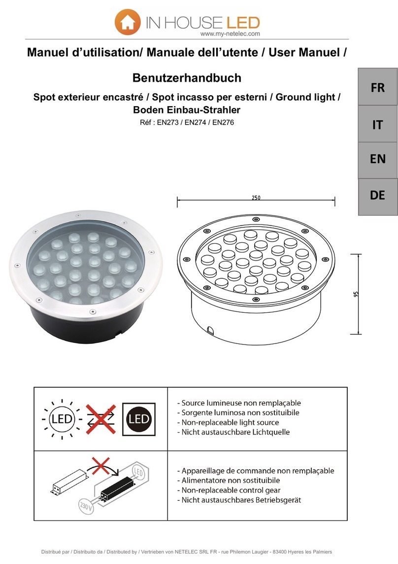 IN HOUSE LED EN273 user manuel