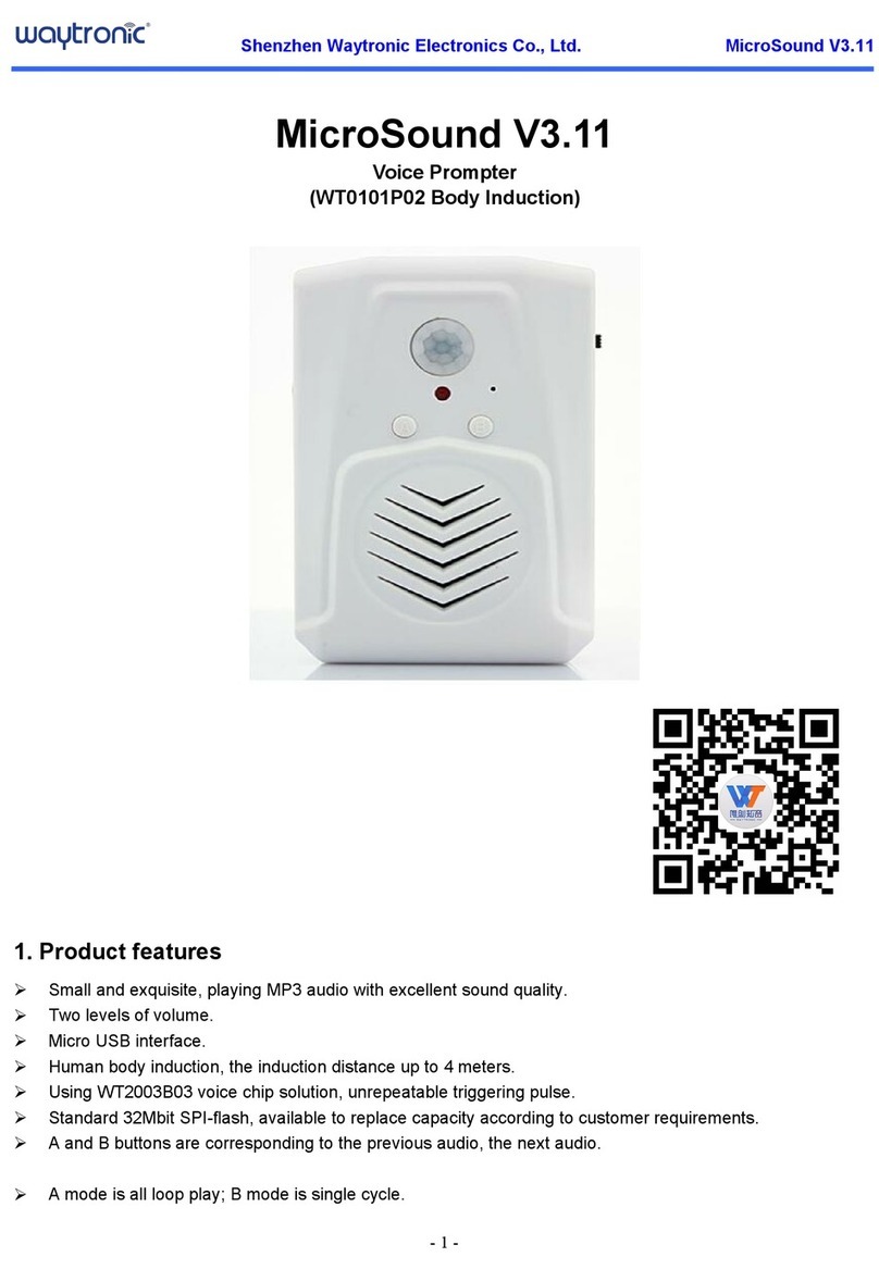 Waytronic MicroSound V3.11 quick start guide