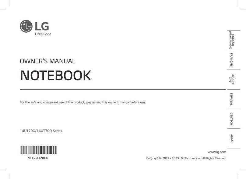 LG 16UT70Q Series User manual