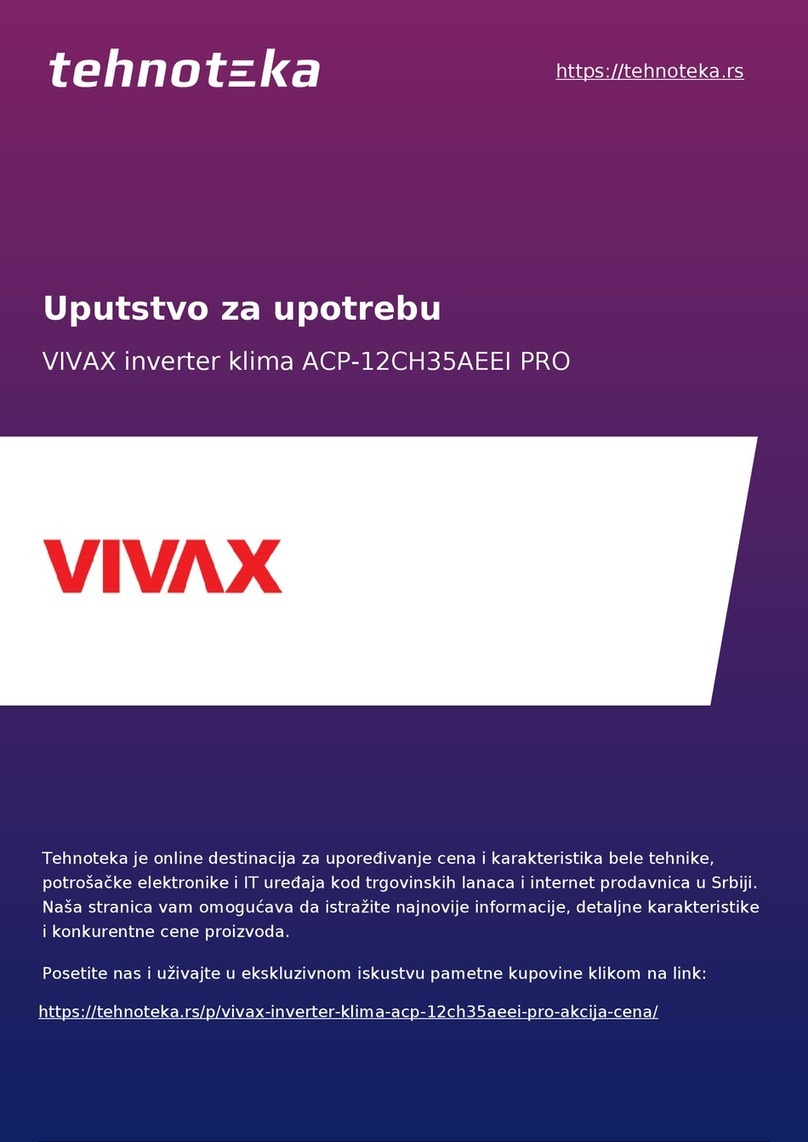 Vivax ACP-12CH35AEEI PRO User manual