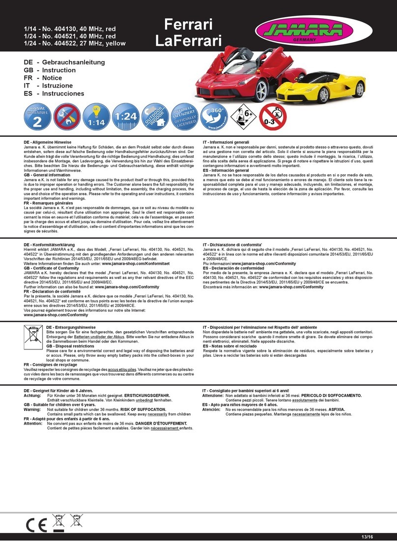 Jamara Ferrari instructions