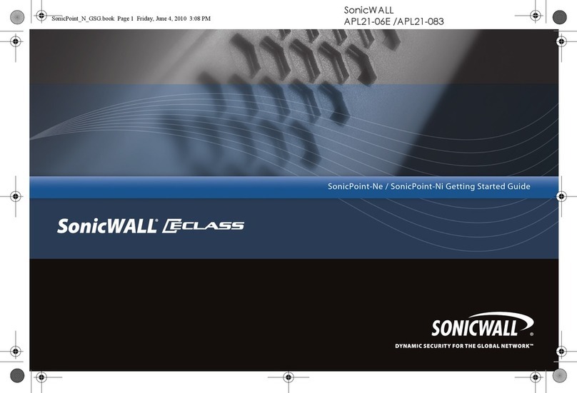SonicWALL E-Class SonicPoint-Ne User manual